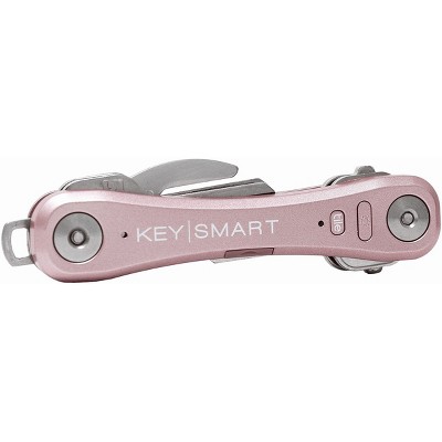 Keysmart Pro Smart Key Organizer with Tile Location Tracking - Rose Gold
