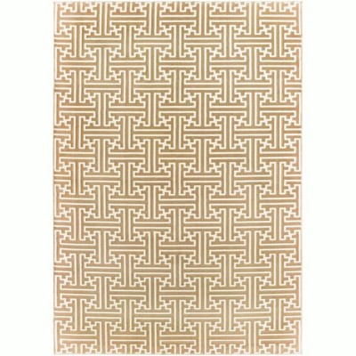 Oriental Weavers Bowen 1333Y Gold/ Ivory Indoor Area Rug - 3'10" x 5'5"