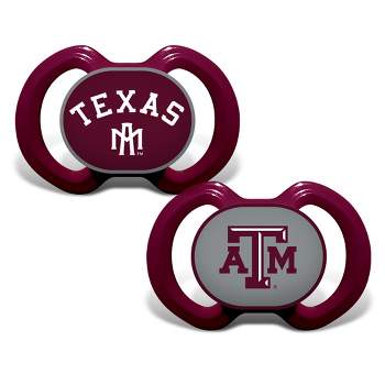 BabyFanatic Officially Licensed Unisex Pacifier 2-Pack - NCAA Texas A&M Aggies
