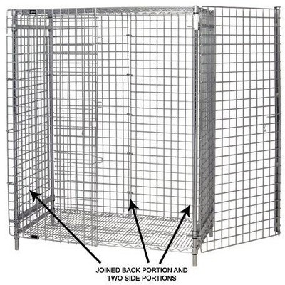 Quantum Storage Systems Security Panel Set, All Welded  Heavy-Duty 1/4
