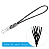 Unique Bargains Braided Wrist Polyester Keychain Wallets Badge Lanyard with Hook 2 Pcs - 3 of 4