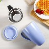16 Oz Porcelain Tea Cup with Infuser and Lid, Loose Leaf Tea Mug, Microwave Dishwasher Safe Steeping Tea Cup - 3 of 4