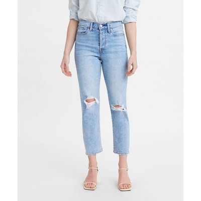 Levi's® Women's High-Rise Wedgie Straight Cropped Jeans