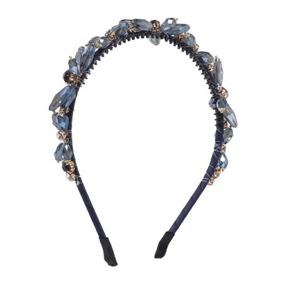 Unique Bargains Women's Faux Crystal Rhinestones Headband 1 Pc