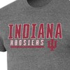 NCAA Indiana Hoosiers Men's Gray Tri-Blend Short Sleeve T-Shirt - 3 of 3