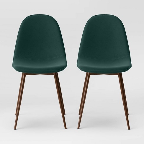 Green chairs dining hot sale