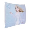 Disney Frozen Winter Cheer Lavender, Aqua and White Elsa Decorative Toddler Pillow - 2 of 4