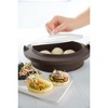 Lekue Steamed Buns & Baos Cooker, Brown - 4 of 4