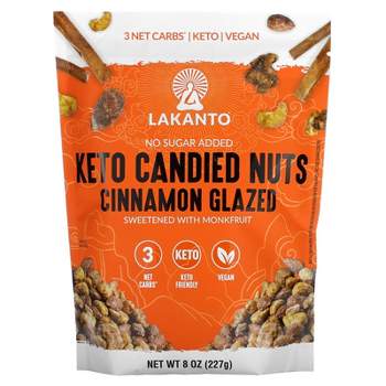 Lakanto Keto Candied Nuts, Cinnamon Glazed, 8 oz (227 g)