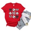 Simply Sage Market Soccer Ball Bows Short Sleeve Tee - 2 of 4