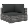 vidaXL Garden Lounge Set Grey Poly Rattan Medium Modular - 4 of 4