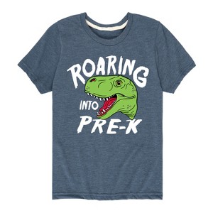 Boys' - Instant Message - Roaring Into Pre K Short Sleeve Graphic T-Shirt - 1 of 4