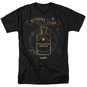 Harry Potter Potions Class Adult T-Shirt Black - 1 of 4