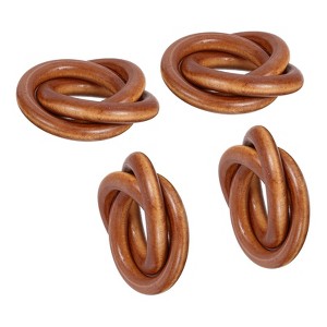 Unique Bargains Decorative Wear Resistance Napkin Rings for Decoration Adornment Wedding 8 Pcs - 1 of 4