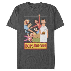 Men's Bob's Burgers Character Frame T-Shirt - 1 of 4