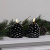 Lumabase 2ct Battery Operated Pinecone Candles - 4 of 4