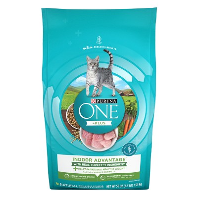 Purina One Indoor Advantage Adult Premium Turkey Flavor Dry Cat Food 