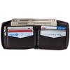 Alpine Swiss Logan Zipper Bifold Wallet For Men or Women RFID Safe Comes in a Gift Box - 4 of 4