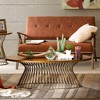 NicBex Modern 48" Oval Coffee Table with Metal Frame for Living Room and Office - 3 of 4