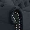 Kumasinova Chesterfield Sofa 2-Seat Sofa with 2 Pillows, Classic Tufted Couch with Rolled Arms and Nailhead for Living Room, Velvet Loveseat Sofa - 4 of 4