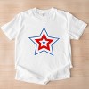 Simply Sage Market Patriotic Three Star Garment Dyed Tee - XL - White - 3 of 4