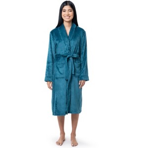 Fruit of the Loom Women's Soft Pajama Fleece Robe, Sizes XS/S-3X - 1 of 4