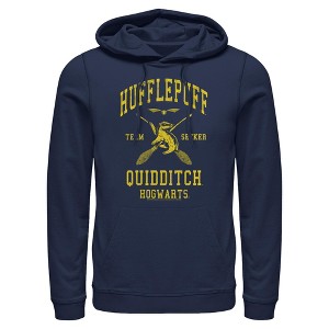 Men's Harry Potter Hufflepuff Quidditch Seeker Pull Over Hoodie - 1 of 4