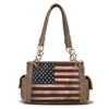 MKF Collection Alaina Vegan Leather Women’s Flag Shoulder Bag by Mia K - 2 of 4