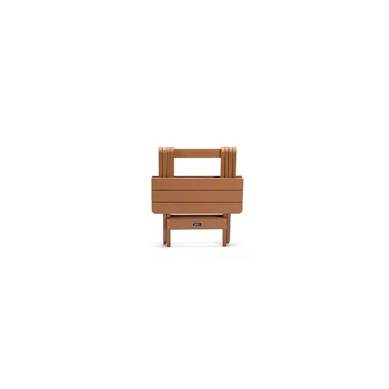 Outdoor Adirondack Portable Folding Side Table - Brown - WELLFOR, 3 of 6