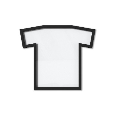 Medium Black Iron T-Shirt Shaped Wall Display Frame