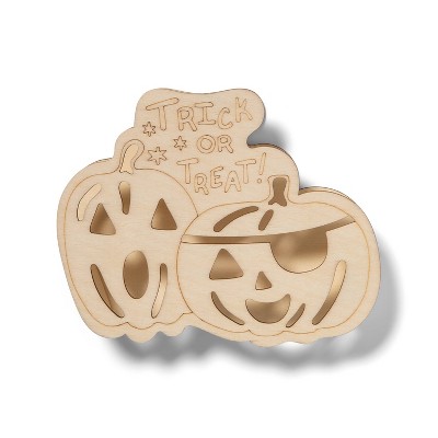 Lit Wood Pumpkin Eek - Mondo Llama™