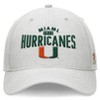 NCAA Miami Hurricanes Unstructured Chambray Cotton Hat - Gray - 2 of 4