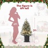 3ft Christmas Tree with 78 Led Lights 1pack or 2 pack - 2 of 4