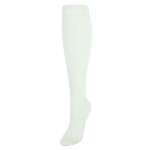 Dr Scholls Women's American Collection Floral Knee High Compression Socks,  White : Target