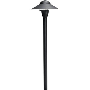 Kichler 21"H Dome Textured Black Dome Landscape Path Light - 1 of 1