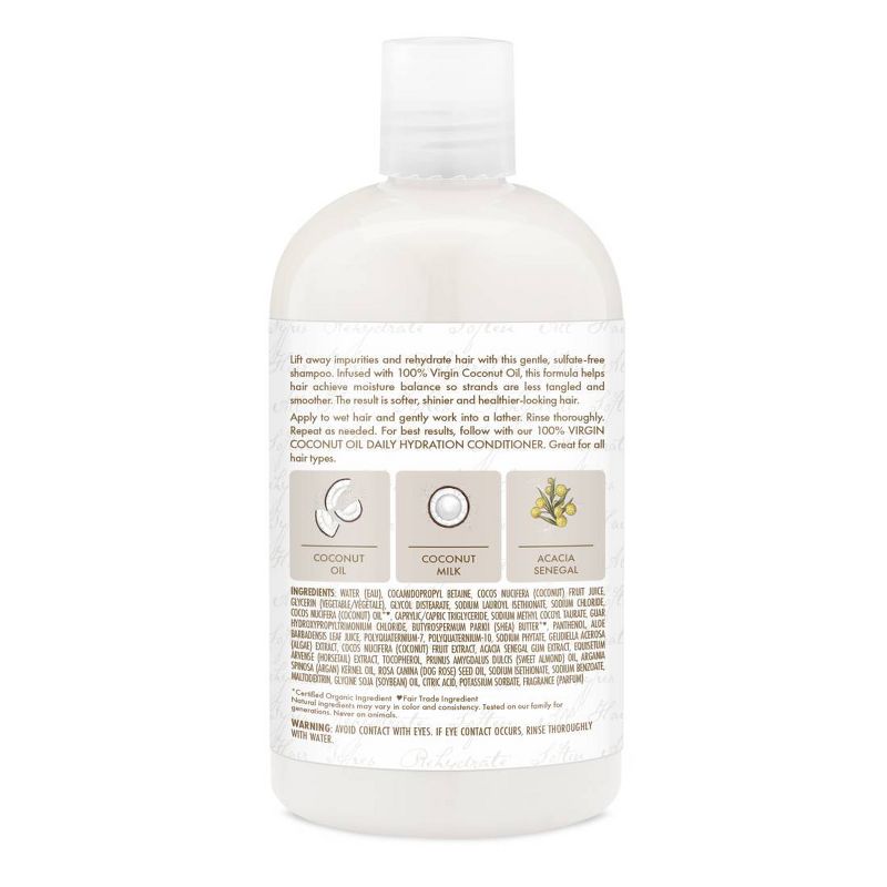 SheaMoisture Virgin Coconut Oil Shampoo Daily Hydration, 4 of 11