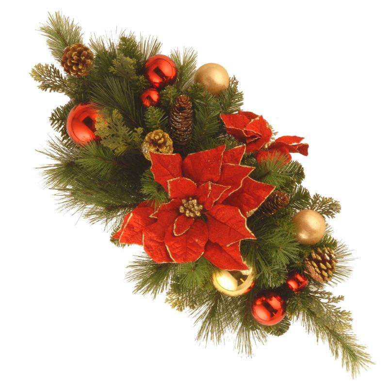 National Tree Company 30in. Decorative Collection Home for the Holidays Centerpiece, 1 of 8
