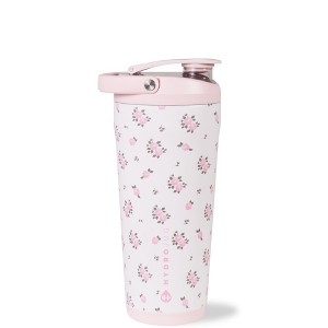 HydroJug Insulated Shaker 24oz – Stainless Steel Shaker Bottle with Silent Mixing Grate, Leakproof Flip Up Lid - 1 of 4