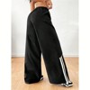 Clotth Womens Wide Leg Cargo Pants Y2k Baggy Parachute Sweatpants Casual Streetwear Loose Rave Pants High Street  Design Trousers - 4 of 4