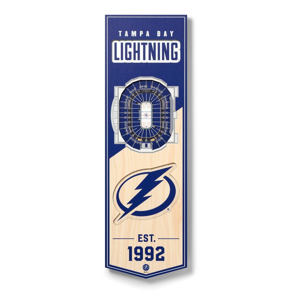 Photos - Other interior and decor NHL Tampa Bay Lightning 6"x19" Stadium Banner