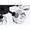 Elegant Lighting Eren 6 - Light Flush Mount in  Black - 3 of 4