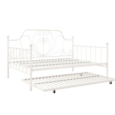 Leila Metal Daybed and Trundle - Room & Joy