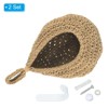 Unique Bargains Handmade Natural Durable Space-saving Hanging Basket 2 Pcs - 3 of 4