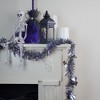 Northlight Black and Silver with Ghosts Halloween Tinsel Garland - 50 feet, Unlit - 3 of 3