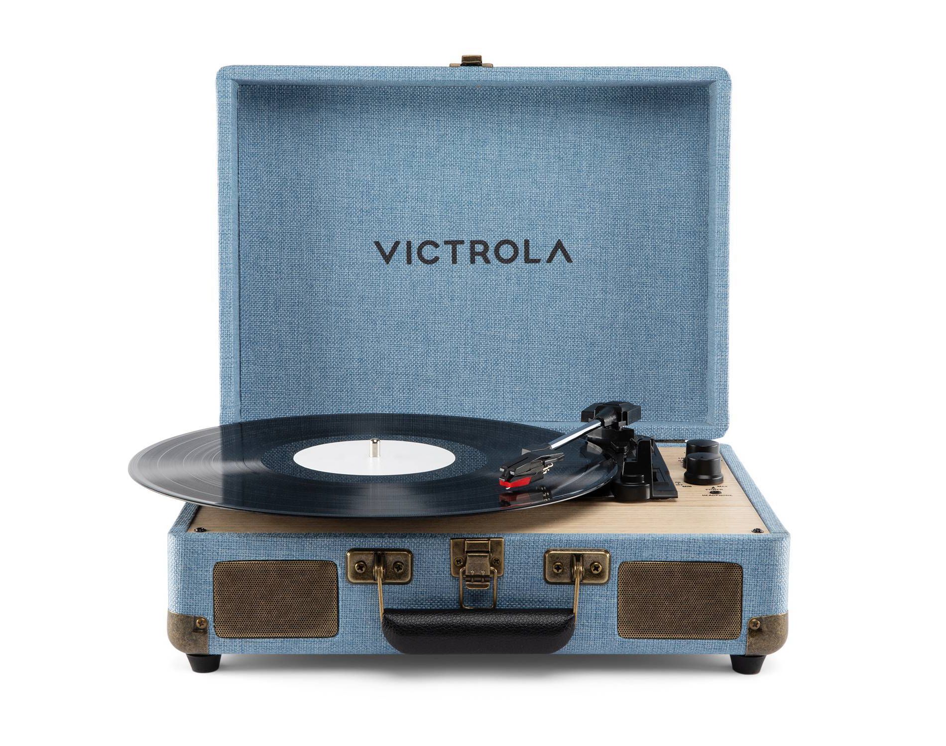 Victrola Porter Suitcase Record Player - Blue
