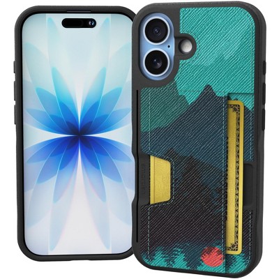 Wallet Slayer Vol. 2 - Card Case for iPhone 17 by Smartish - Walnut Woods