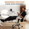 CAVINAS Ergonomic Office Chair with Footrest & Lumbar Support,PU Leather  Computer Chair with Swivel Wheels for Adult,Student - 4 of 4