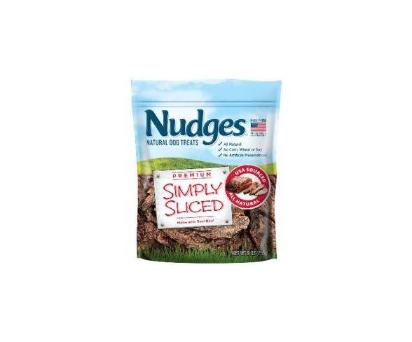 Nudges Simply Sliced Beef Dog Treats - 9oz