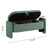 GDFStudio Leif Boucle 47.24" Storage Bench with Ring-pull - 4 of 4