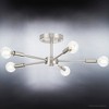 Urban Ambiance Luxury Mid-Century Modern Ceiling Light 5.625''H x 16''W,  Brushed Nickel Finish,  Albuquerque Collection, UHP4346 - 4 of 4
